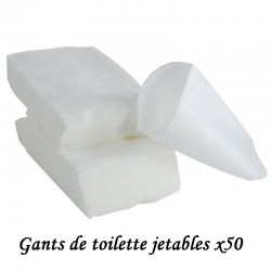 Gant de toilette jetable - paquet de 50